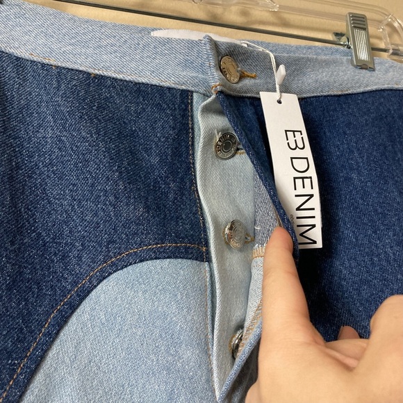 NWT EB Denim Kendall Riding Straight Jeans in Mixed Washes - Picture 10 of 13